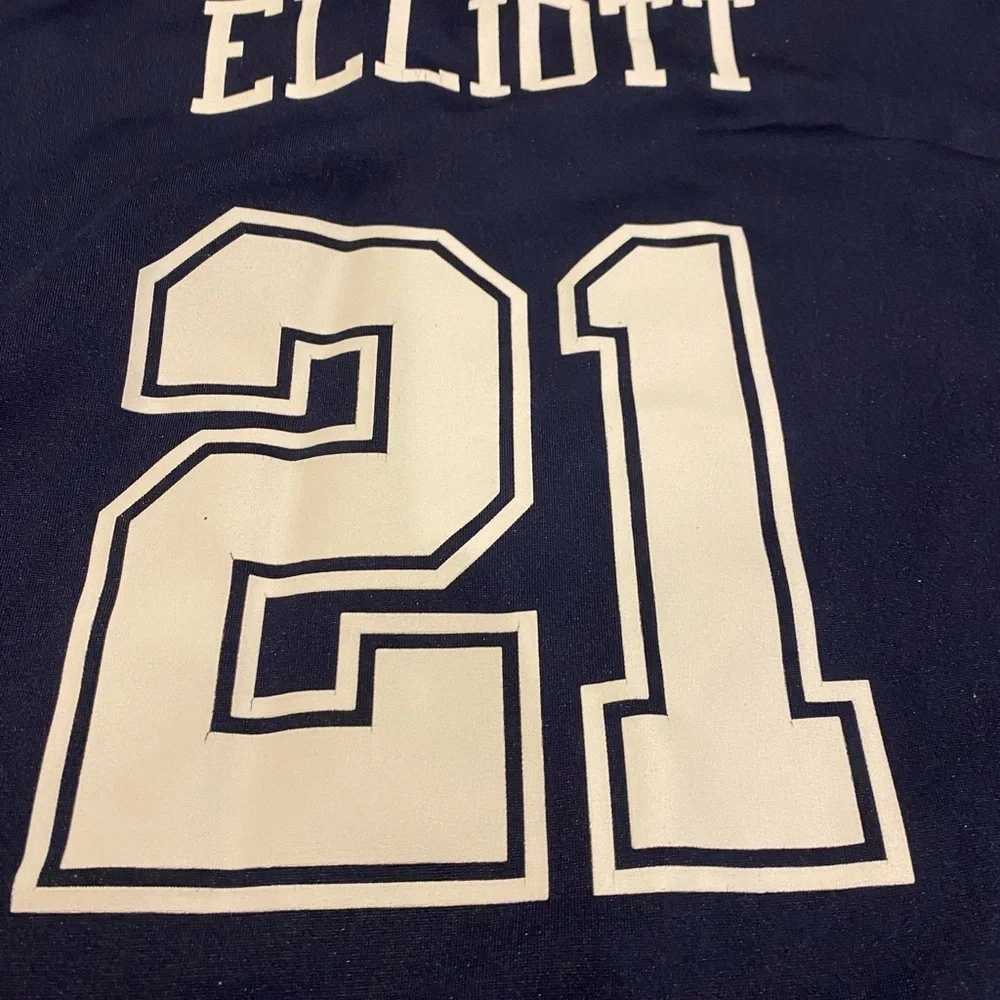 Dallas Cowboys Jersey Ezekiel Elliot EUC youth Large boys L NFL football​​​